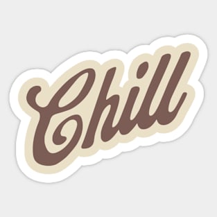 Chill Sticker